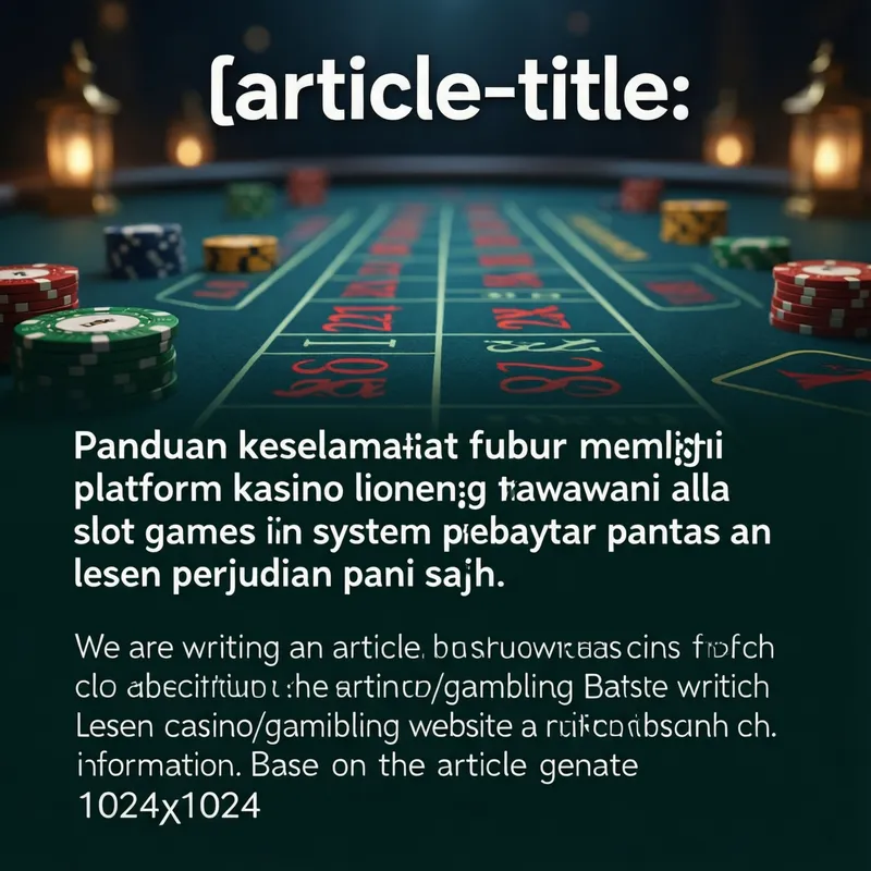 Pilih Kasino Selamat