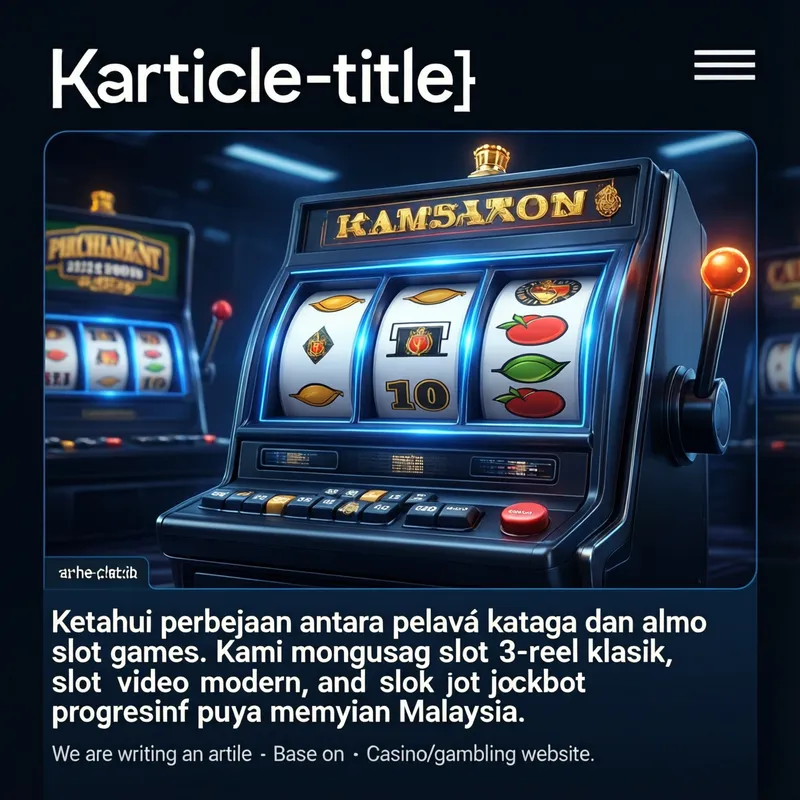 Jenis Slot